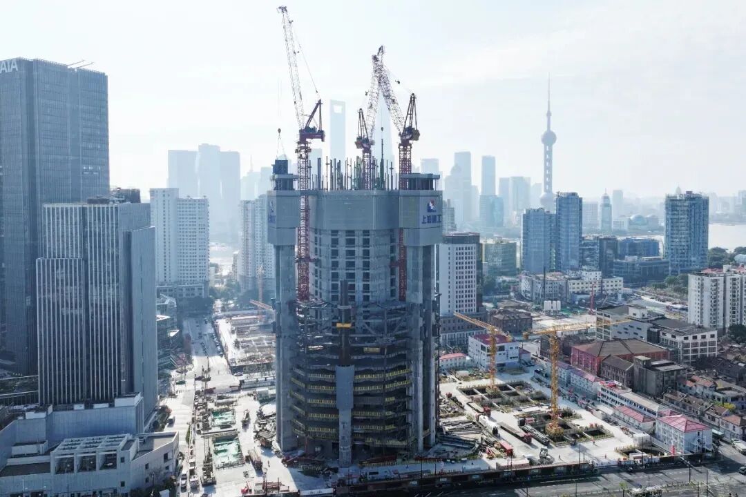 尚春明一行调研北外滩91街坊项目,共探智能建造新实践_上海市土木工程学会